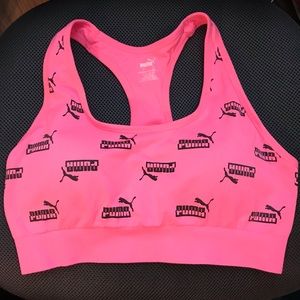 Pink Puma Sports Bra